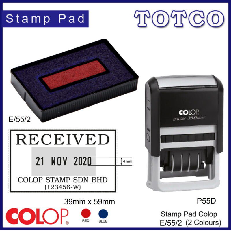 Colop Ink Pad Refill (39 x 59mm) E/55