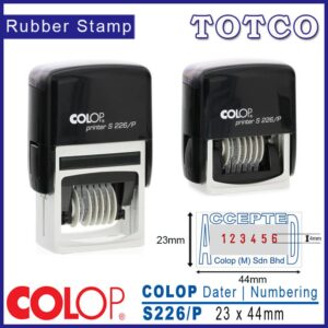 Colop Numbering Stamp (23 x 44mm) S226/P
