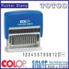 Colop Numbering Stamp 4mm (13 digits) S120/13