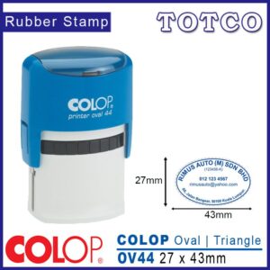 Colop Oval Stamp (27 x 43mm) OV44