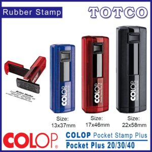 Colop Pocket Stamp Plus (13 x 37mm / 17 x 46mm / 22 x 58mm)