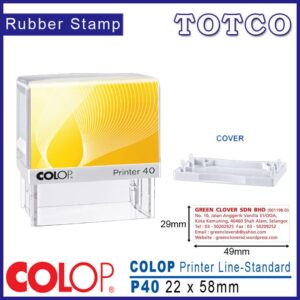 Colop Printer Line-Standard Stamp (22 x 58mm) P40