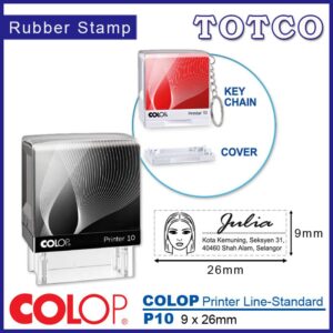 Colop Printer Line-Standard Stamp (9 x 26mm) P10