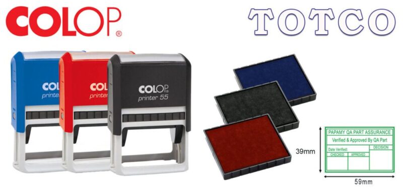 Colop Rectangular Stamp (39 x 59mm) P55