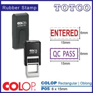 Colop Rectangular Stamp (6 x 15mm) P05