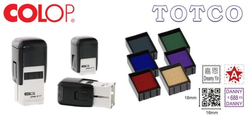 Colop Square Stamp (16 x 16mm) Q17