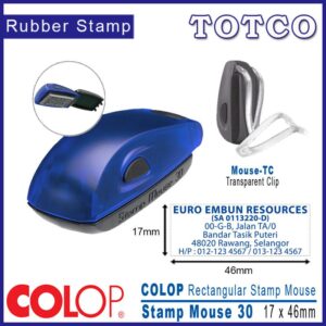 Colop Stamp Mouse 30 (17 x 46mm)