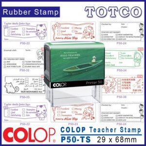 Colop Teacher Stamp (29 x 68mm) P50-TS