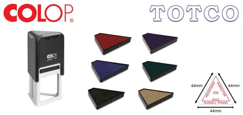 Colop Triangle Stamp (44 x 44 x 44mm) T45