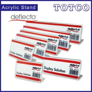 Deflect-O Acrylic Tag Holder (L Shape)