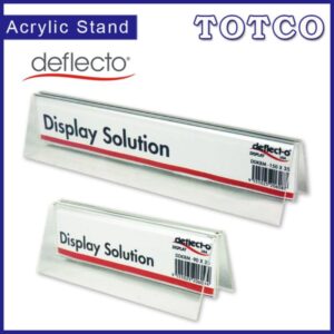 Deflect-O Acrylic Tag Holder (M Shape)