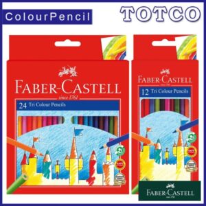 Faber Castell Tri Colour Pencils 12L / 24L / 48L