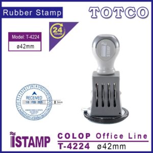 I-Stamp Die Plate Date Stamp 12H (Ø42mm) T-4212