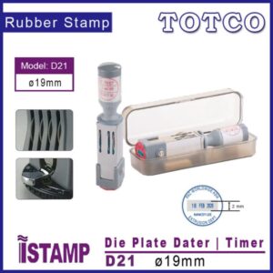 I-Stamp Die Plate Date Stamp (Ø19mm) D21