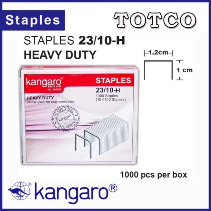 Kangaro Staples - 23/10 - 10mm (3/8")