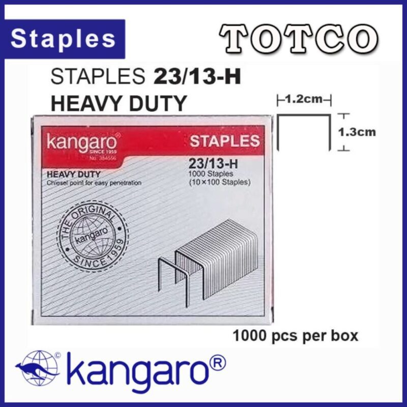 Kangaro Staples - 23/13 - 13mm (1/2")