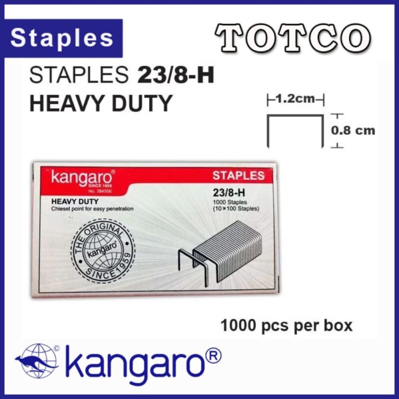 Kangaro Staples - 23/8 - 8mm (5/16")