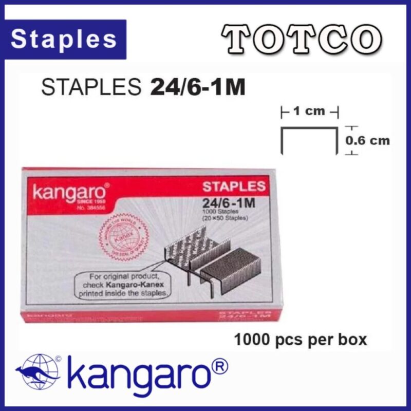 Kangaro Staples - No.3-1M (24/6)