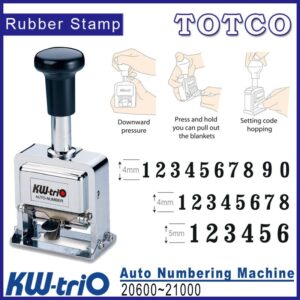 KW-triO Auto Numbering Machine (6 / 8 / 10 digits)