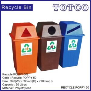 Recycle Poppy 50L / 120 L