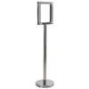 Stainless Steel Sign Stand