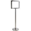 Stainless Steel Sign Stand