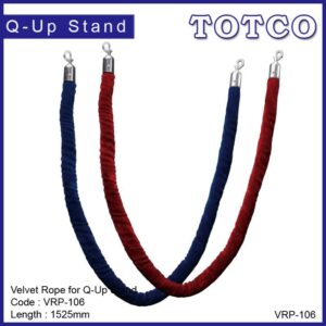 Velvet Rope for Q-Up Stand