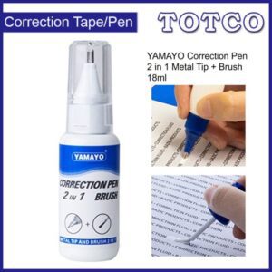 Yamayo 2 in 1 Metal Tip & Brush Correction Pen 18ml