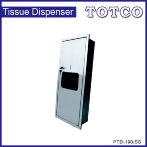 2 in 1 Paper Tower Dispenser & Disposal (Recessed) PTD-190/SS