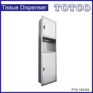2 in 1 Paper Tower Dispenser & Disposal (Recessed) PTD-193/SS