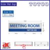 2 Layer Sliding Wall Sign (250 x 63mm) SW-1