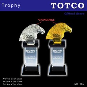 3D Eagle Figure with Crystal Base IMT 159