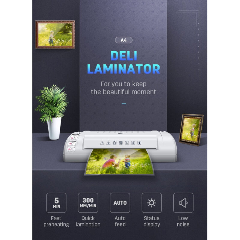 Deli Laminating Machine A4 | E3893-EU - Image 5