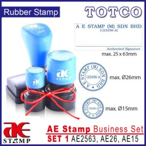 AE Stamp Business Stamp SET 1