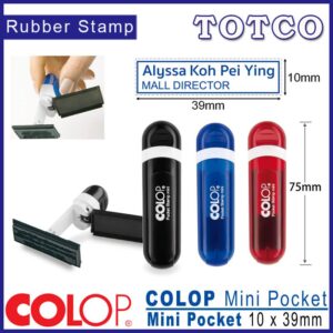Colop Mini Pocket Stamp (10 x 39mm)