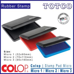 Colop Stamp Pad Micro (52 x 90mm / 70 x 110mm / 90 x 160mm)