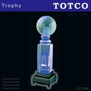 Crystal Cube with 2 Tier Light Base ICC 006