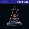 Crystal Trophy with Eco-Friendly Everlasting Direct UV Emboss Printing & Inner Laser ICP 048