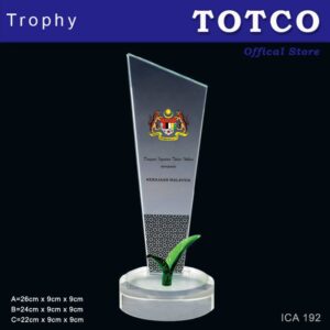 Eco Friendly Crystal Award ICA 192