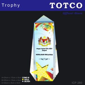Exclusive Crystal Plaque Award ICP 280