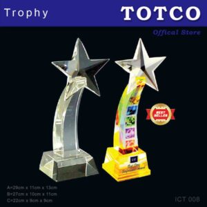 Exclusive Crystal Star Trophy ICT 008