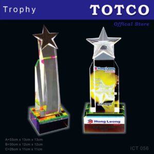Exclusive Crystal Star Trophy ICT 056