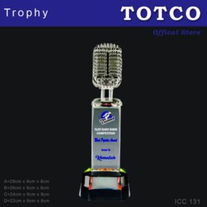 Exclusive Crystal Trophy ICC 131