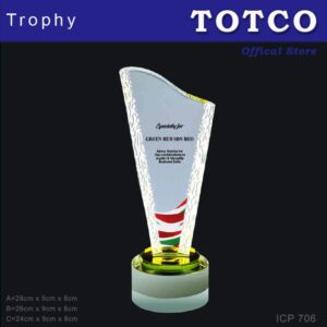 Exclusive Crystal Trophy ICP 706