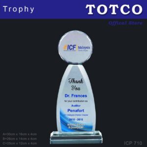 Exclusive Crystal Trophy ICP 710