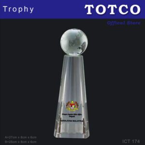 Exclusive Crystal Trophy ICT 174