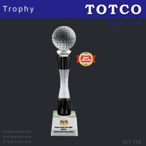 Exclusive Crystal Trophy ICT 175