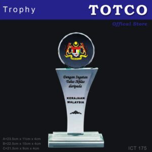 Exclusive Crystal Trophy ICT 175