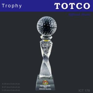 Exclusive Crystal Trophy ICT 178