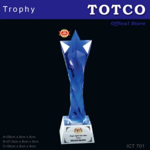 Exclusive Crystal Trophy ICT 701
